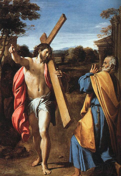 Annibale Carracci Christ Appearing to Saint Peter on the Appian Way Spain oil painting art
